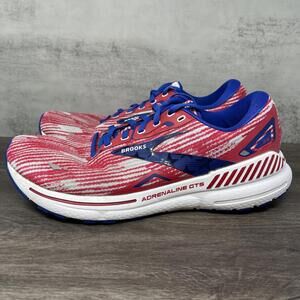 Brooks Adrenaline GTS 23 Shoes Mens Size 11 Red Blue Sneakers